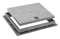 Upmann Schachtabdeckung mit Rahmen 200 x 200 mm belastbar 5,8 t
