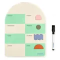 Kikkerland Magnetic Memo Board Green (Magnettafel, 18.50 x 12 cm) (INK15-G)