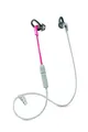 Ultraleichtes Plantronics Sport Bluetooth 4.1 Headset Plantronics BackBeat Fit 305, spritzwassergeschützt mit gedrehtem Sportkabel, grau/coral