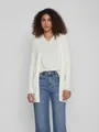 Vila Strickjacke VIRIL OPEN L/S KNIT CARDIGAN - NOOS Viskosemischung, regular fit