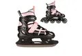 NILS EXTREME Inlineskates 2-IN-1 Inliner Schlittschuhe Rollschuhe wechselbare Kufen, Verstellbare Größe
