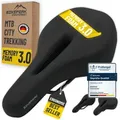 BikePeak Fahrradsattel, Bequemer, Wasserabweisender Sattel Trekking