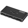 SpeaKa Professional HDMI 2.0 Slim KVM 2X1 USB2.0 +IR, Black  HDMI-Switch HDMI...
