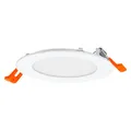 Osram Downlight Slim 120mm, LED Einbauleuchte, 8W, 3000K warmweiß, 550 Lumen, flaches Design, IP20, einfache Montage für Wohnräume und Korridore