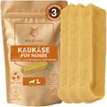 Wildfang® Yak-Käse Kauspielzeug Hund, Groß (ca. 101 g) für Hunde 25–45 kg – Zahnpflege-Stick, Hart wie Himalaya Yak-Käse, Churpi-Stil Käse-Sticks, Hundeleckerli & Welpen-Training, 3er Pack