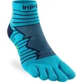 Injinji Unisex Run Technical Mini-Crew blau