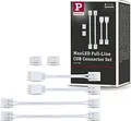 Paulmann LED Verbinder Set 71051 | MaxLED Full-Line COB Connector | 2er-Set | weiß transparent