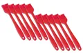 10er SET METALTEX 242538007 Silikon Backpinsel 21 cm in ROT / CHROMOTHERAPY