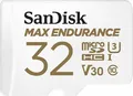 SanDisk Max Endurance microSDHC Speicherkarte 32GB Kit + SD Adapter SDSQQVR-032G-GN6IA