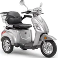 Luxxon Elektromobil E3800, 800 W, 20 km/h, (Elektroroller, Korb), bis zu 65 km Reichweite, Elektro Dreirad, Seniorenmobil