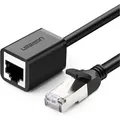 Ugreen - Verlängerungskabel Ethernet Rj45 Cat 6 Ftp 1000mbps 1m Verbinder Adapter Netzwerk Ethernet-kabel Schwarz