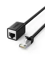 UGREEN Verlängerungskabel für Ethernet Kabel, LAN Kabel, Gigabit Netzwerkkabel und RJ45 Kabel Kompatibel mit Cat5 Cat5e Cat6 Cat7 Cat8, Adapter Kabel für Ethernet, LAN, Netzwerk Verlängerung (1m)