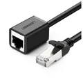 UGREEN RJ45 Cat 6 FTP 1000Mbps 1m Verbinder Adapter Ethernet-Kabel Schwarz Verlängerungskabel
