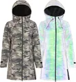 PAIKKA Regenmantel für Zweibeiner reflektierend Damen "Human Visibility Raincoat" camo
