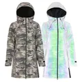 PAIKKA Regenmantel für Zweibeiner reflektierend Damen Human Visibility Raincoat“ camo (DE/NL/SE/PL, Alphanumerisch, XS, Regular, Regular)