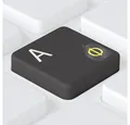Hoopomania Aufkleber Russische Tastaturaufkleber transparent universal 5 x 6 mm