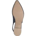 Tamaris Damen Pumps Leder Slingback Blockabsatz spitze Form 1-29500-42, Größe:37 EU, Farbe:Blau