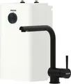 STIEBEL ELTRON Boiler SNU 5 Plus mit Wasserhahn matt-schwarz MAE-B, antitropf-, thermostop-Funktion, sehr kompakt, Untertischboiler 5 Liter Niederdruck, mit Stecker 230V, 2 kW, Made in Germany (208119)