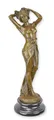Skulptur Bronze Frau Akt Erotik Replikat Retro Design Dekoration