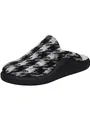 Westland Damen Pantoffeln Monaco D 149, Frauen Hausschuhe,Weite F 1/2 (Normal),Backless Slipper,Gartenschuhe,schwarz-Weiss,39 EU / 6 UK