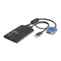 StarTech.com USB Crash Cart Adapter - Portables KVM Adapter - Laptop KVM Konsole für Headless Geräte/Server/ATM/POS/Embeded - Laptop KVM Konsole konverter - KVM Console Adapter (NOTECONS02)