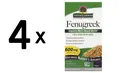 4 x Natures Answer Fenugreek, 600mg - 90 vcaps (180,42 EUR/kg)
