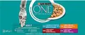 (€ 10,57/kg) Purina ONE Adult Mixpaket in Sauce (40 x 85 g) Fisch Rind Huhn Lamm