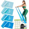 Fitnessbänder Set, Widerstandsbänder, Gymnastikband, Yoga, Pilates, Muskeltra...