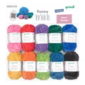 Gründl Funny Mini Basic Shades 10er Set 18m 15g Ideal für kreative Projekte