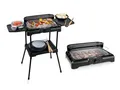 BBQ 2in1 Elektrogrill rauchfreier Grill für Terrasse & Garten mit Wasserschale