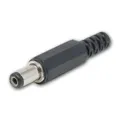 world-trading-net - DC-Stecker 5,5x2,1mm, Lötanschluss & Knickschutz, Kunststoffhülse zum Aufschrauben, 2 Pin Stecker für Modellbau & Reparaturen