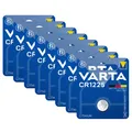 8x Varta CR 1225 CR1225 3V Lithium Batterie Knopfzelle 35mAh Blister 6225