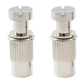 Musiclily Pro 2Pcs Nickel M8 Metric Tailpiece Studs For Epiphone Les Paul Guitar