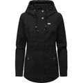 Ragwear Outdoorjacke Alvena Summer YOUMODO Wasserdichte und atmungsaktive Übergangsjacke schwarz M (38)