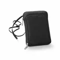 BagBase Unisex BG047BLAC Reisebrieftasche, Schwarz, Größe M