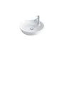 Duravit Cape Cod Aufsatzbecken, mit 480 mm, mit Armatureninsel, ohne Überlauf,