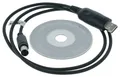 vhbw USB Programmierkabel kompatibel mit Yaesu/Vertex FT-7800, FT-7100M, FT-7800R, FT-7800E, FT-7900R, FT-7900, FT-8100M, FT-8100 Funkgerät, schwarz