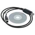 vhbw USB Programmierkabel kompatibel mit Yaesu/Vertex FT-7800, FT-7100M, FT-7800R, FT-7800E, FT-7900R, FT-7900, FT-8100M, FT-8100 Funkgerät, schwarz