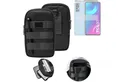 K-S-Trade Handyhülle für TCL 30+, Holster Gürtel Tasche Handy Tasche Schutz Hülle dunkel-grau viele