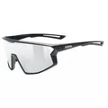 uvex skyryse Fahrrad / Sport Brille matt schwarz/mirror silberfarben Unisex