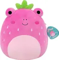 Jazwares Squishmallows Kuscheltier Plüsch – Adabelle der rosa Erdbeerfrosch – 30 cm