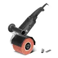 STAHLWERK Satiniermaschine SM-1500 ST mit 1.500 W Leistung und 600 - 3.200 U/min für 125 mm Satinierwalzen Bürstenschleifer | Walzenschleifmaschine | Bürstenschleifgerät | Schleifroller