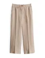 OPUS Damen City Pants | City Pants MAIKITO Linen Relaxed aus reinem Leinen Natural Glaze, 42