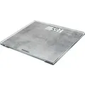 Leifheit Personenwaage Digital Style Sense Compact 300 Concrete 29 x 29 cm Grau