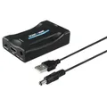 Hama Scart zu HDMI Adapter AV Konverter für Full-HD + HD TV, Audio Video Wandler