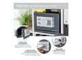 HMF Safe Tresor für Zuhause, Hotel oder Büro, Möbeltresor mit Zahlenschloss für DIN A5 Dokumente, 31 x 20 x 20 cm, Anthrazit