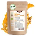 Kurkuma Kapseln Bio Nachfüllpack | 400 Stück | 4800mg Kurkuma pro Tagesdosis | frisch gemahlene Kurkumawurzel in Bio-Qualität | vegane Kapselhülle | vom Achterhof