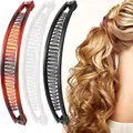 3 Stück Banana Clip,Retro Bananen Haarspange,Bananenspange Haare,Tragbar 