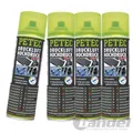 4x 400 ml PETEC DRUCKLUFT HOCHDRUCKSPRAY FARBLOS SILIKONFREI BIS 6 BAR