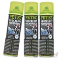 3x 400 ml PETEC DRUCKLUFT HOCHDRUCKSPRAY FARBLOS SILIKONFREI BIS 6 BAR